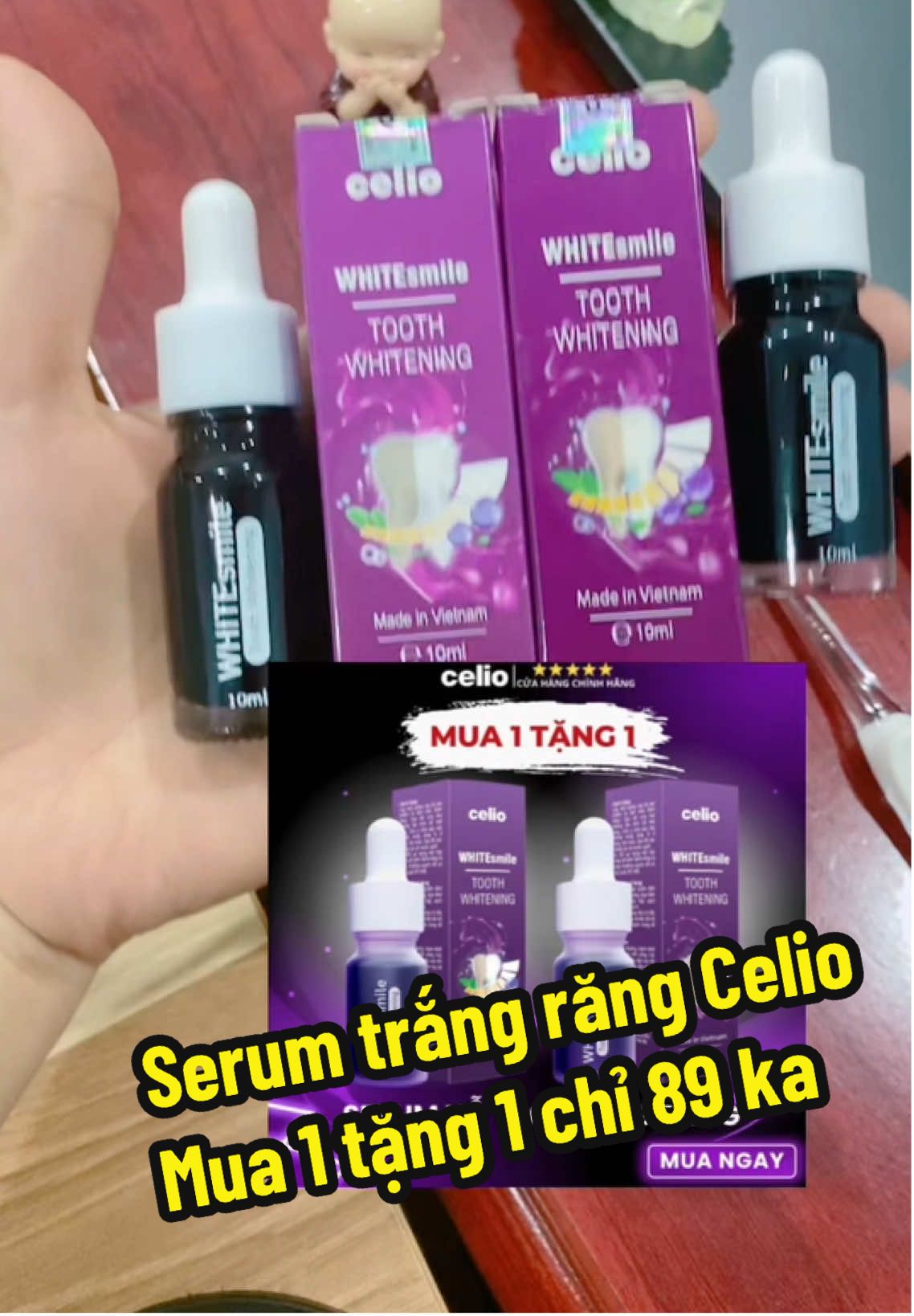 Serum trắng răng Celio đang được ưu đãi mua 1 tặng 1 chỉ 89ka/2 chai , ai mà răng ố vàng thì trải nghiệm thử #xuhuong #xuhuongthinhhanh #serumtrangrang #serumtrangrangcelio #celio  @Miha Review ❤️  @Miha Review ❤️  @Miha Review ❤️ 