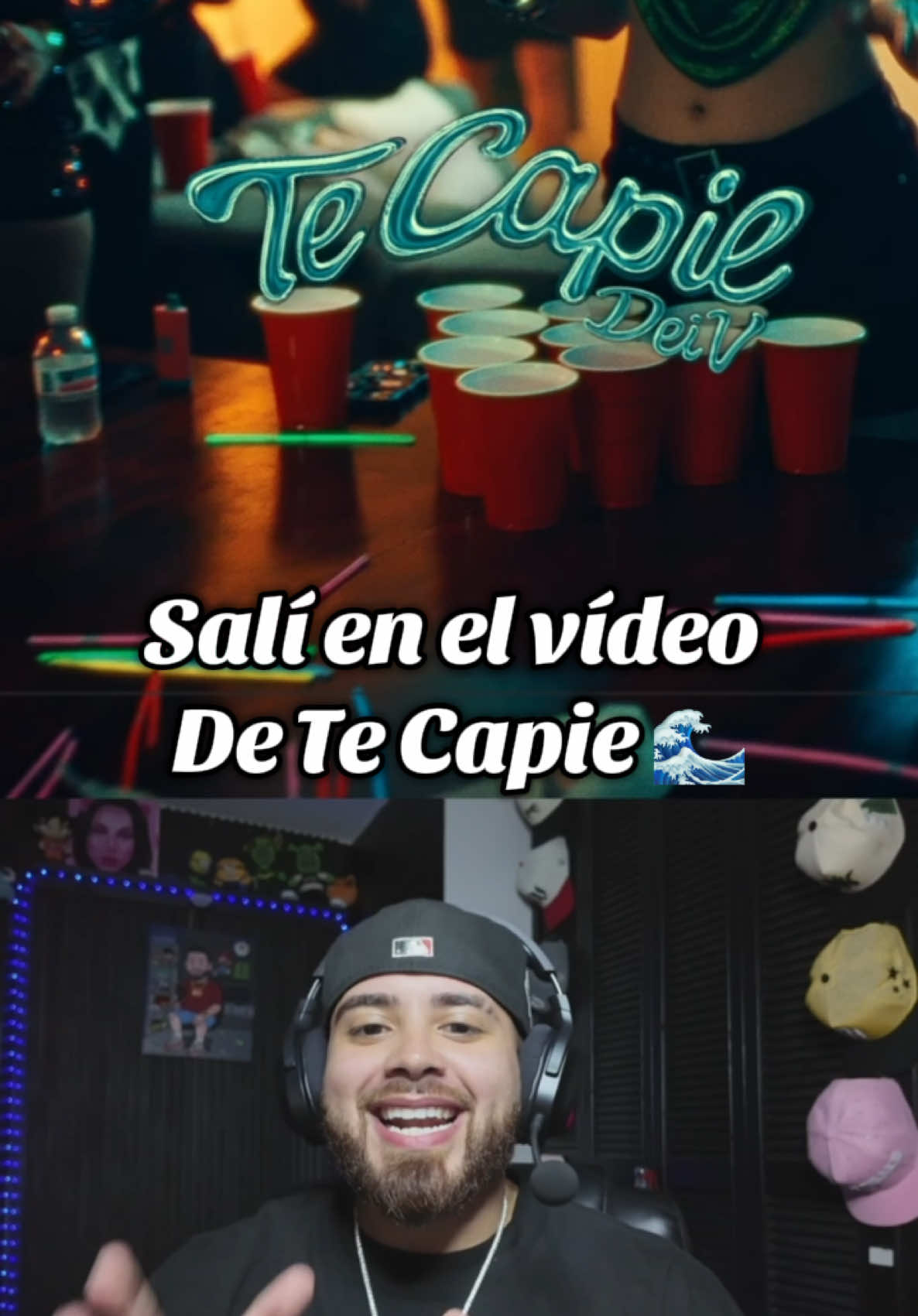 SALIMOS en el Vídeo De Te Capie 🌊🌊 @DEI V (ig:Kev123pr) #deiv #underwater #jaja #🇵🇷 #musica 