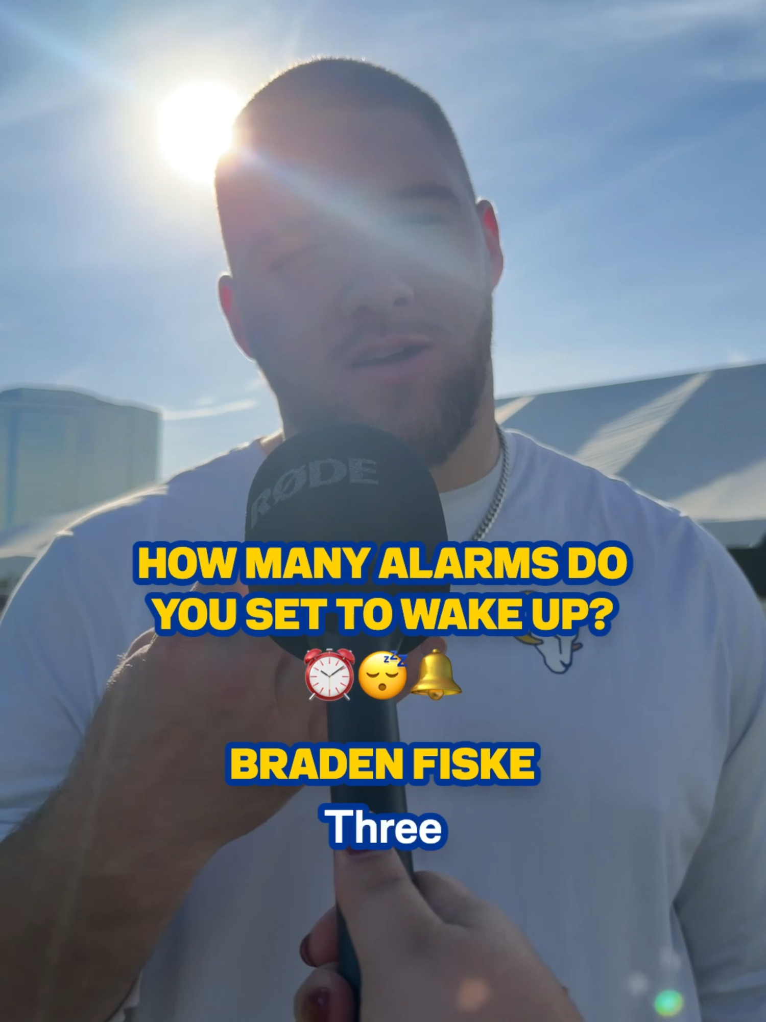 no alarms is crazy 😭 #larams #alarms #wakeup #snooze #rams