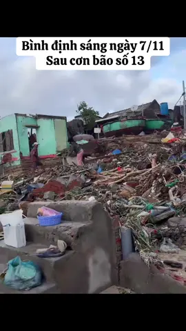 Bình định sau cơn bão số 13 #xuhuong #xuhuongtiktok #bão 
