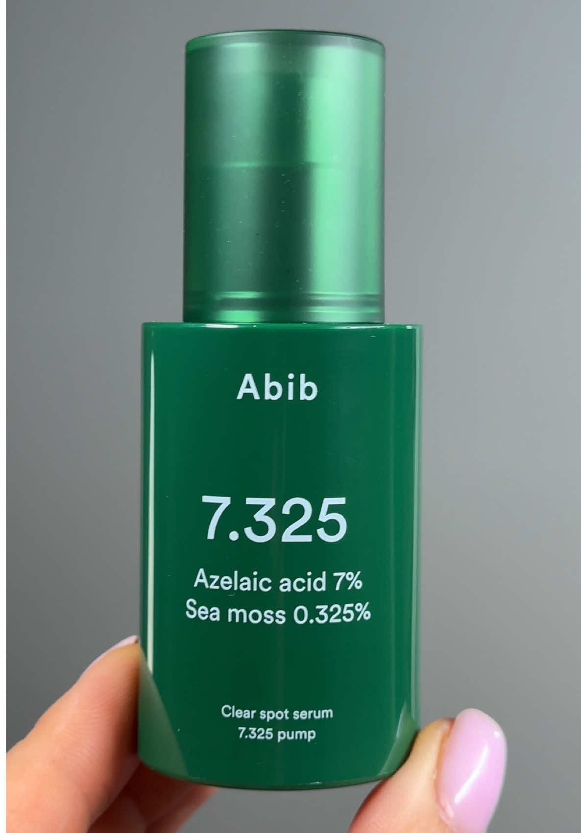 My acne journey with Clear Spot Serum 7.325 pump 💚 Before ➜ After Target Acne, Reveal Glow ✨ Spots out, Moisture In #ACNE #AZELAICACID #SEAMOSS #HYDRATION #CALMING @Abib Cosmetics 