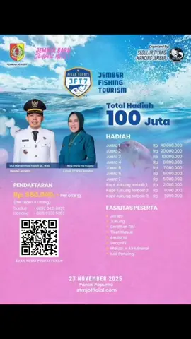 Yuk Segera Daftarkan diri anda #stmj #lomba #mancingmania #jember #papuma 