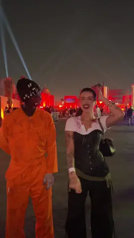 ماتدري ترقص ولا تهرب 🎃💃🏻💃🏻  #halloween #horrorcon #هوروركون #فعاليات_جدة 