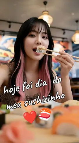 aquele sushi 🍣♥️  #sushi #fy #coreanabrasileira 
