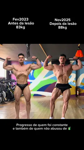 Leia a legenda ⬇️ Essa aí é a única comparação válida que você deve se basear VOCÊ VS VOCÊ! Muitos seguidores vem me perguntar como eu faço pra manter a qualidade, densidade, e a resposta tá aí, esse é 