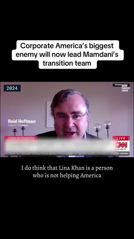 Lina Khan is public enemy no. 1 for CEOs and billionaire megadonors. As chair of the FTC, she took on Amazon, Kroger, Microsoft, Meta, Airbnb, and more.  Now, she will serve as co-chair of @Zohran Mamdani’s mayoral transition team.