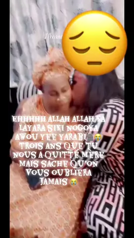 Mon cœur va mal dieu garde ma sista près de sa mère 🙏