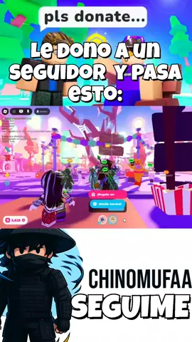 Mi primer stream donando a seguidores en pls donate roblox y pasa esto  #plsdonate #plsdonate #robloxfyp #tiktollive #robuxgratis 