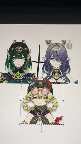 She wasn’t meant to see them.. #nefer #lauma #jahoda #genshin #laufer 