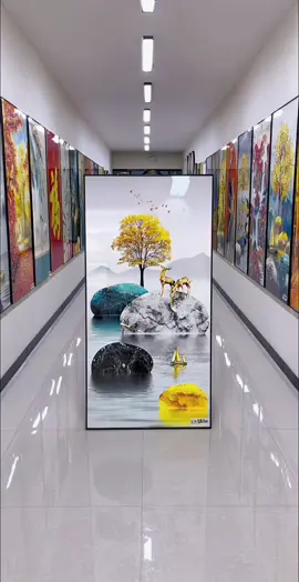 Tranh đơn 70x140cm Tráng Gương #HOMEDECOR 