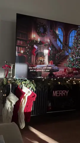 there might still be pumpkins on the porch but we are fully decking all the halls 🧸🎁🌲 #christmas #christmascameearly #christmasdecor #homedecor 