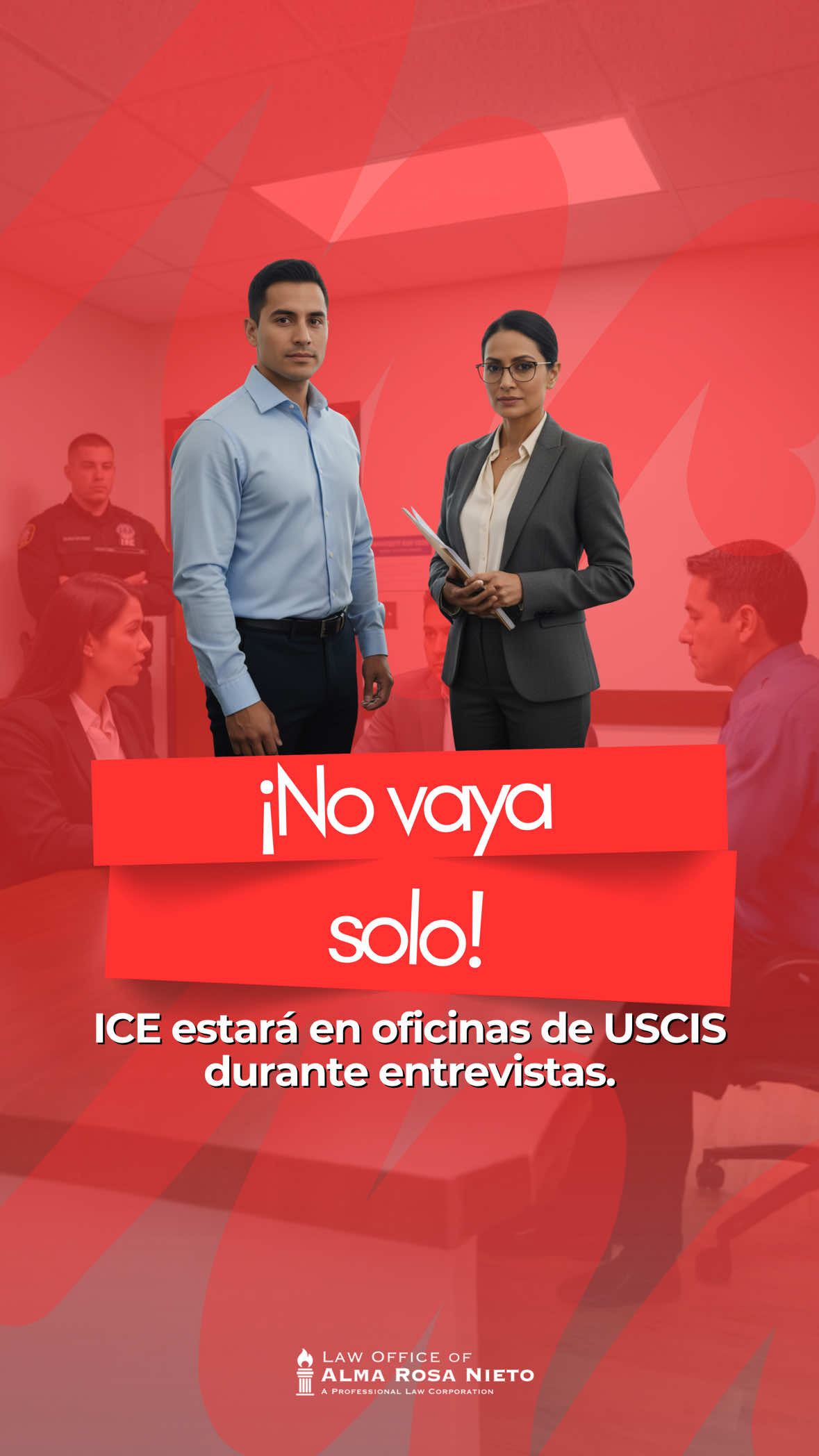 ¡No vaya solo! ICE estará en oficinas de USCIS durante entrevistas. #inmigracion #estadosunidos #abogadadeinmigracion #leyesdeinmigracion #usa   