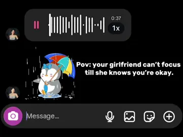 your girlfriend keeps checking on you because of the storm. #fyp#viral #girlfriend #fyp #povs 