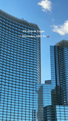 Everything’s popping up in Vegas!! A fun and free activation worth checking out inside📍ARIA @Mercedes-AMG F1  #vegas #f1 #thingstodo #formula1 #lasvegasgrandprix 