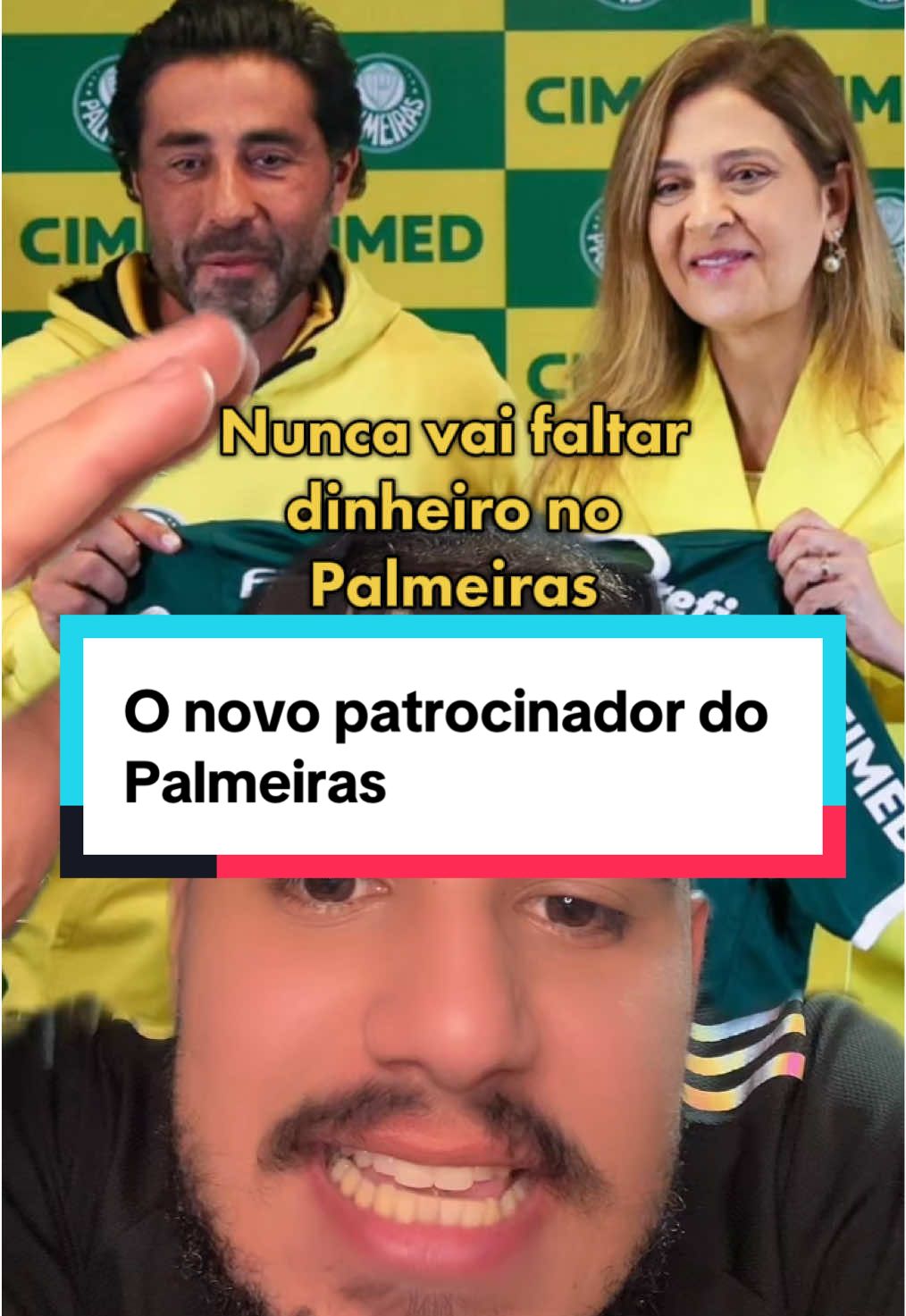 O novo patrocínio sem limite do Palmeiras #palmeiras #santos #brasileirao #leilapereira 