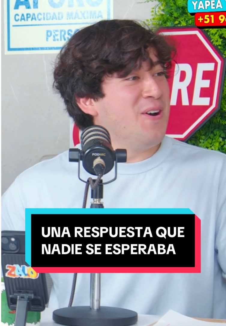DIO UNA RESPUESTA QUE NADIE SE ESPERABA  Siempre Tarde de Lunes a Viernes desde las 12PM a 2PM en YouTube por Zalo 😮‍💨🔥 #siempretarde #zalo 