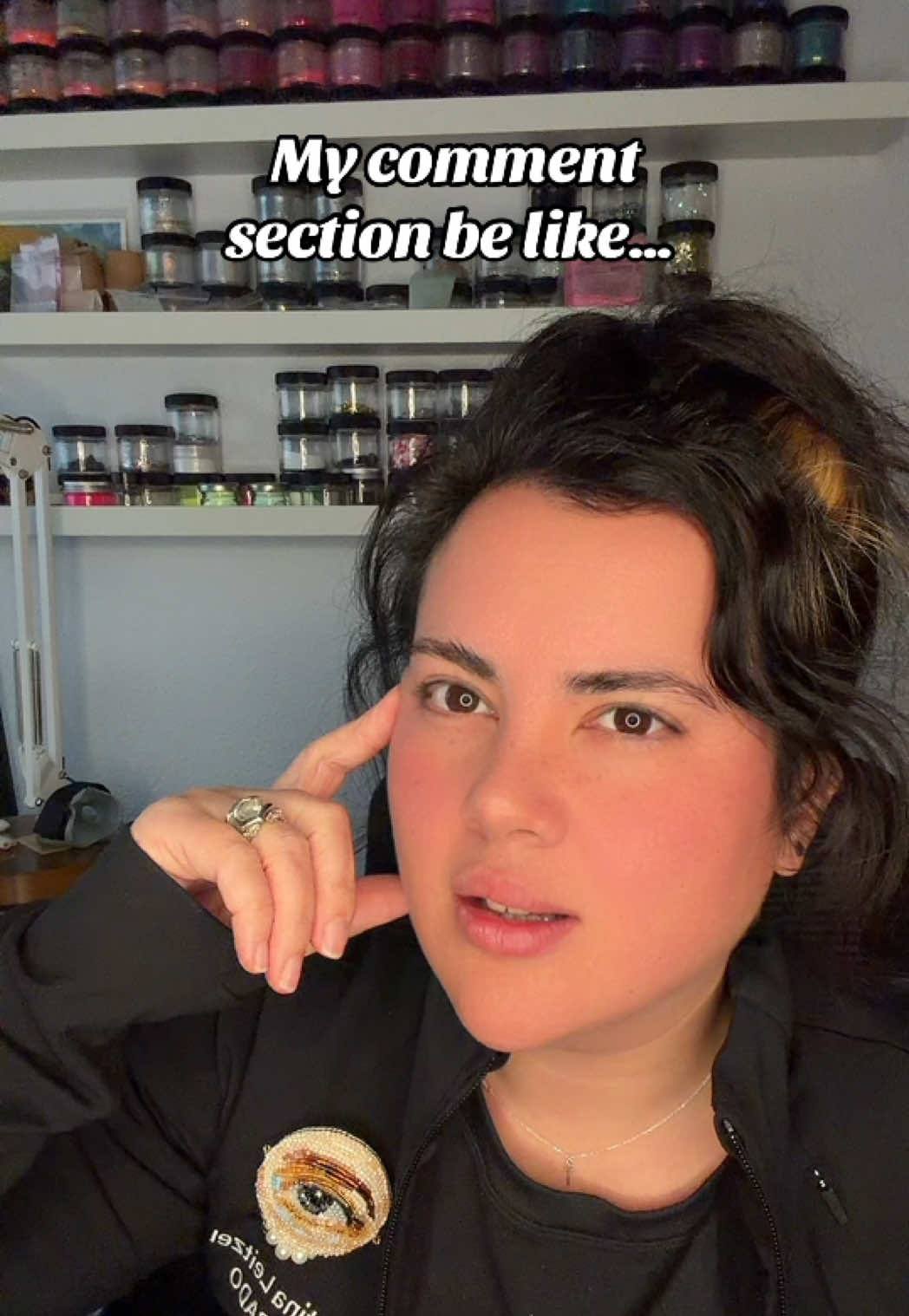 Pffffft! Not everyone wants to disclose their medical history to the internet. And yes, people who don’t have signs can read all of your comments still!  #comment #read #video #prosthetic 