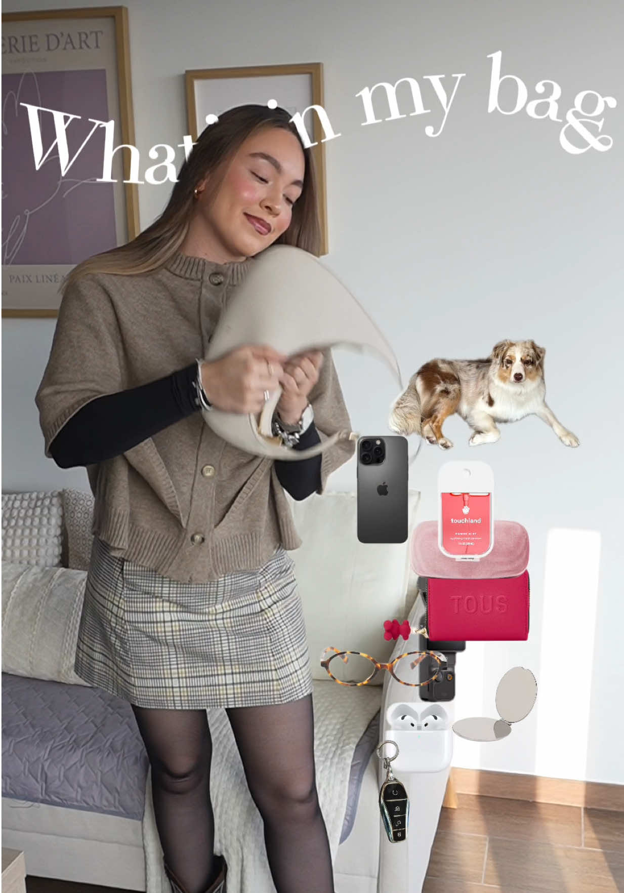 What’s in my bag + un pequeño retoque de tinta en labios y mejillas💋 es la de @Kaba oficial y tiene ácido hialuronico que amamos✨ #whatsinmybag #quehayenmibolso #lipstain #tintadelabios #kabamakeup 