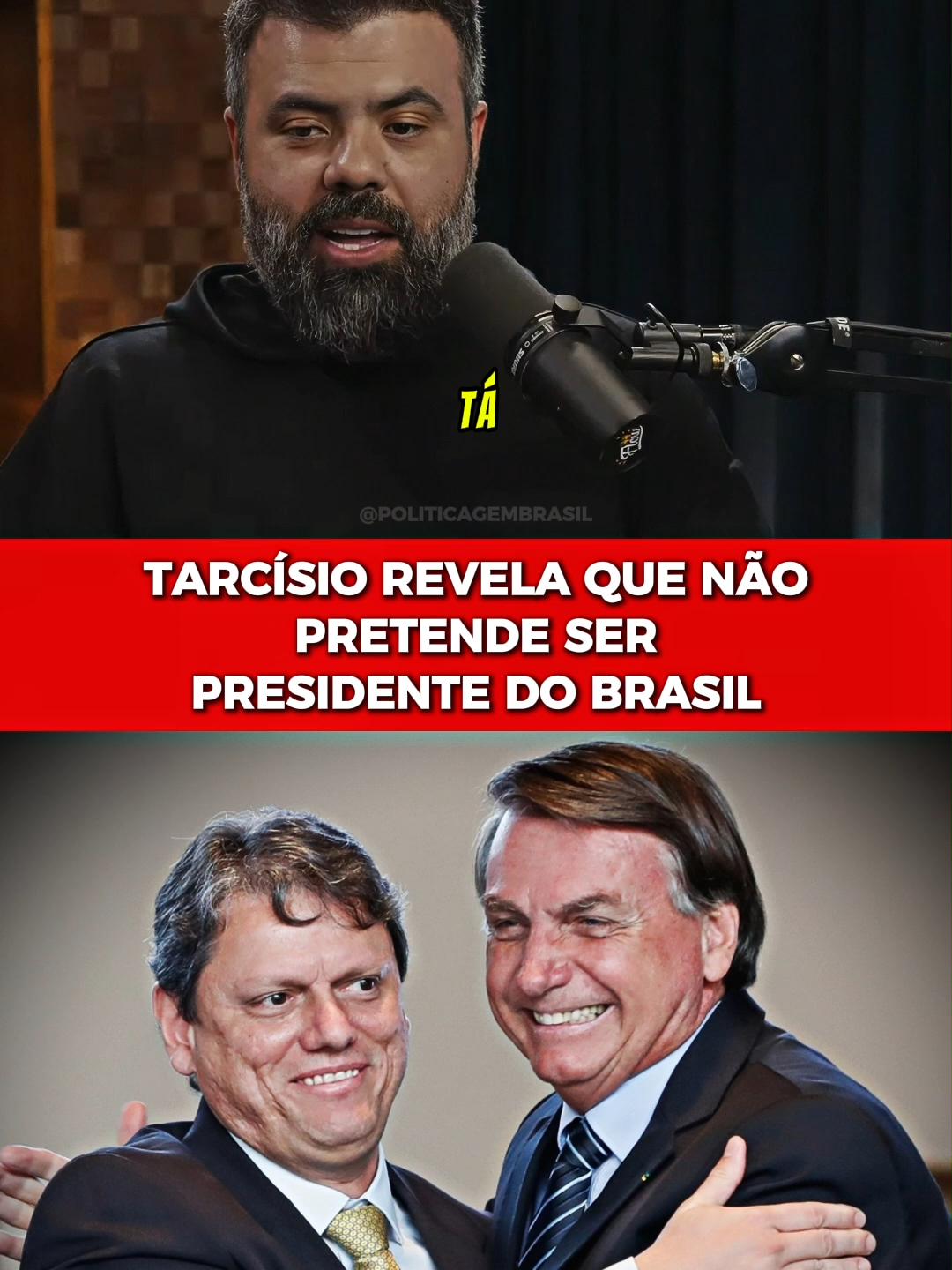 Tarcísio revela que NÃO PRETENDE ser PRESIDENTE do Brasil... @tarcisiogdf  #tarcisiodfsp #tarcisiodefreitas #tarcisiocortes #bolsonaro #politica #presidente