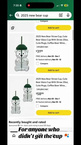 For anyone who didn’t get one #starbucks #barista #baristalife #bearcup #starbuckscup 