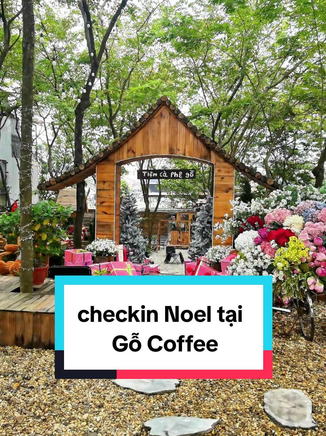 Một địa điểm checkin Noel tại Quế Võ - Bắc Ninh, quán Gỗ Coffee rộng, có nhiều góc chụp đẹp lắm mọi người ạ #noel #99bacninh #bacninh #quevobacninh #gocoffee #checkin #noel2025 