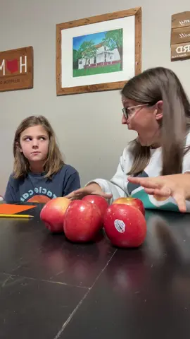 We love doing math together…really. 🤣 #tomhas5apples #math #fyp #parenting