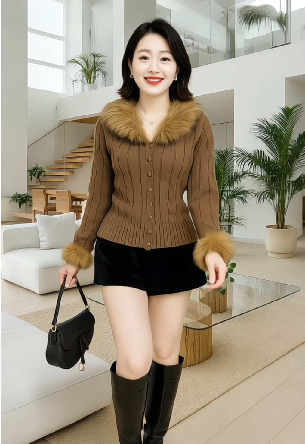 ✨ ÁO LEN CỔ LÔNG HOT TREND – MẶC LÊN XỊN ĐẸP NHƯ GÁI HÀN ✨ @Trang Xinh  @Trang Xinh  @Trang Xinh  #aolenhottrend #aolencollong #aonuongmua #phongcachhanquoc #xinhdepmoingay