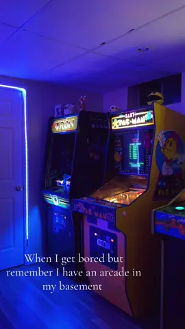 Gotta love an arcade basement👾#fypシ #viral #arcade 