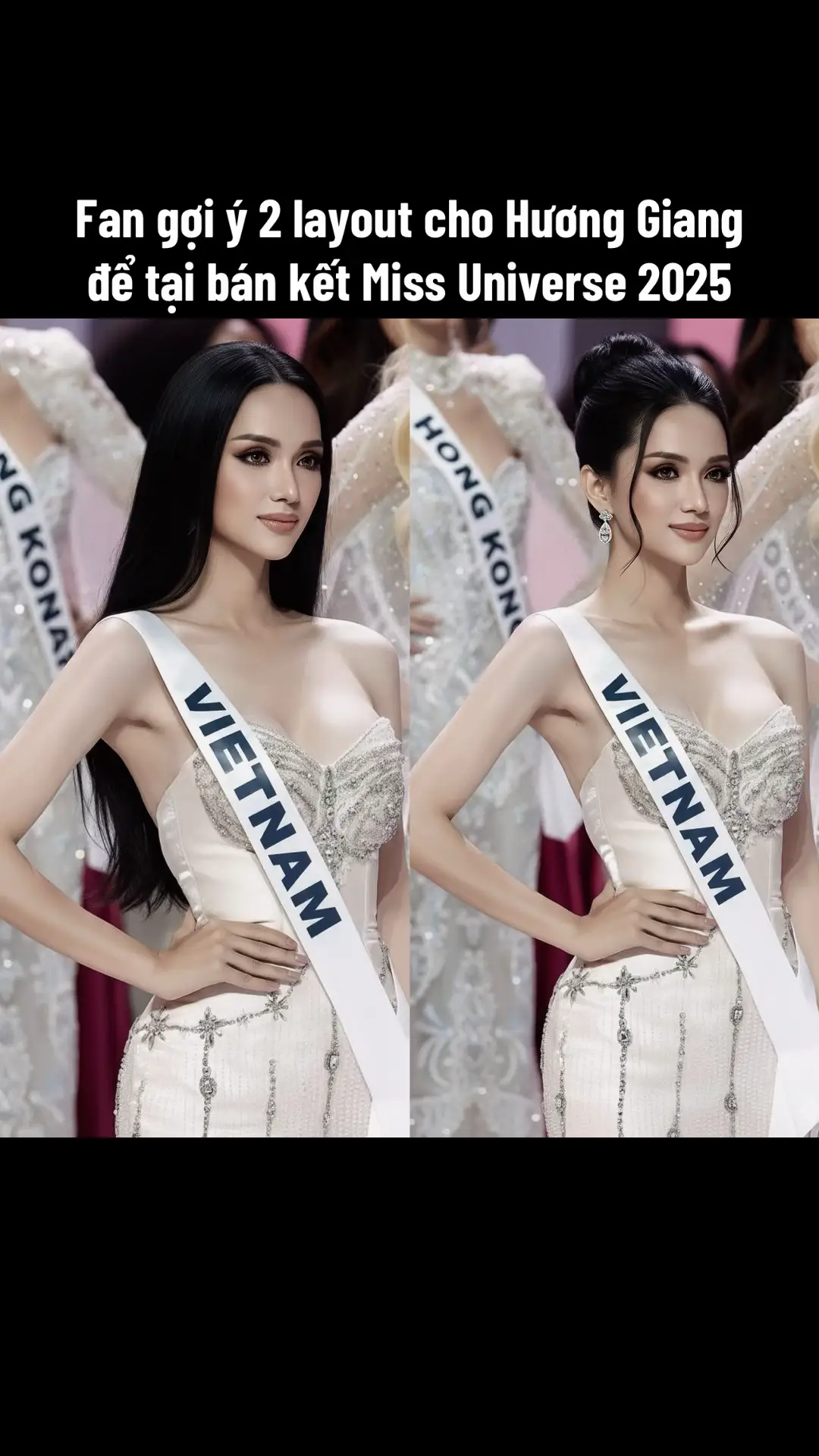 #Tiktokgiaitri#huonggiang #queenvietnamm #wink#missuniverse 