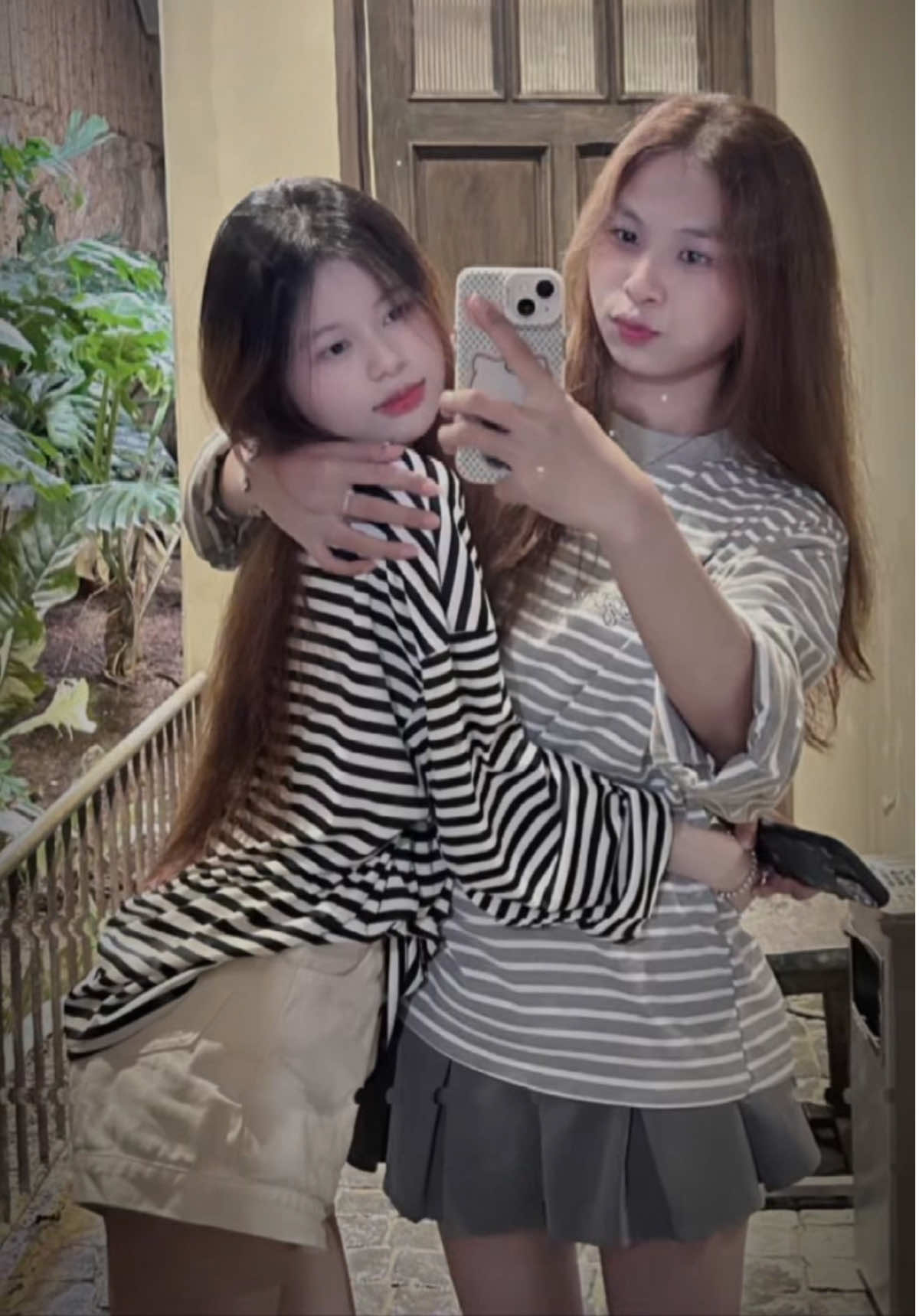 Áo thun nam nữ dài tay cổ trụ kẻ ngang #xuhuong #tiktokshop #aothunnamnu #aothunsocngang 