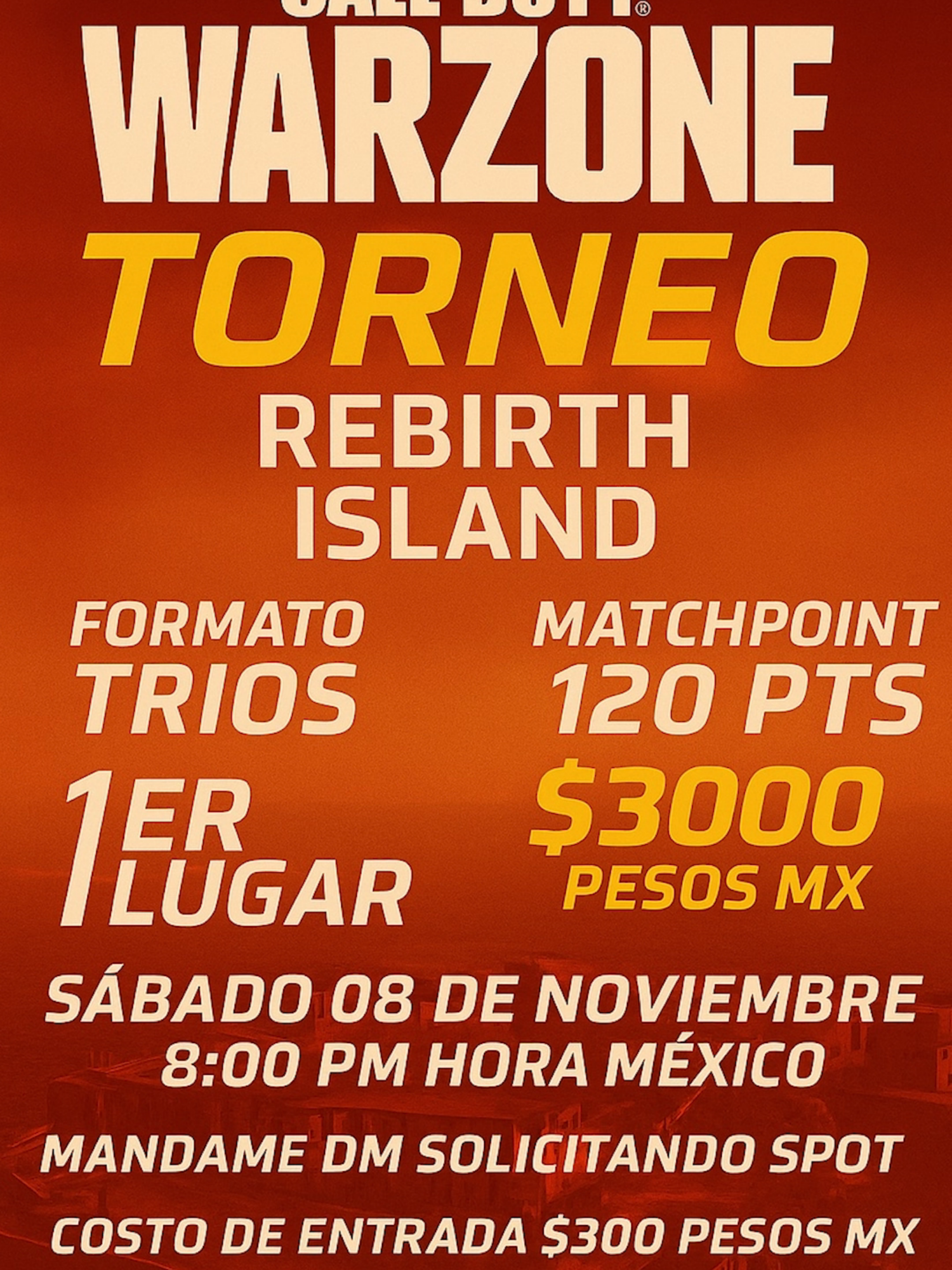 TORNEO ESTE SABADO 08 DE NOVIEMBRE! A LAS 8 PM!! NO TE QUEDES FUERA!! #warzonerankeds #warzonerankeds #rebirthisland #torneo #rankeds #torneopanqui #panquicups #panquidios #copadewarzone #viraltorneo #juegos #viral