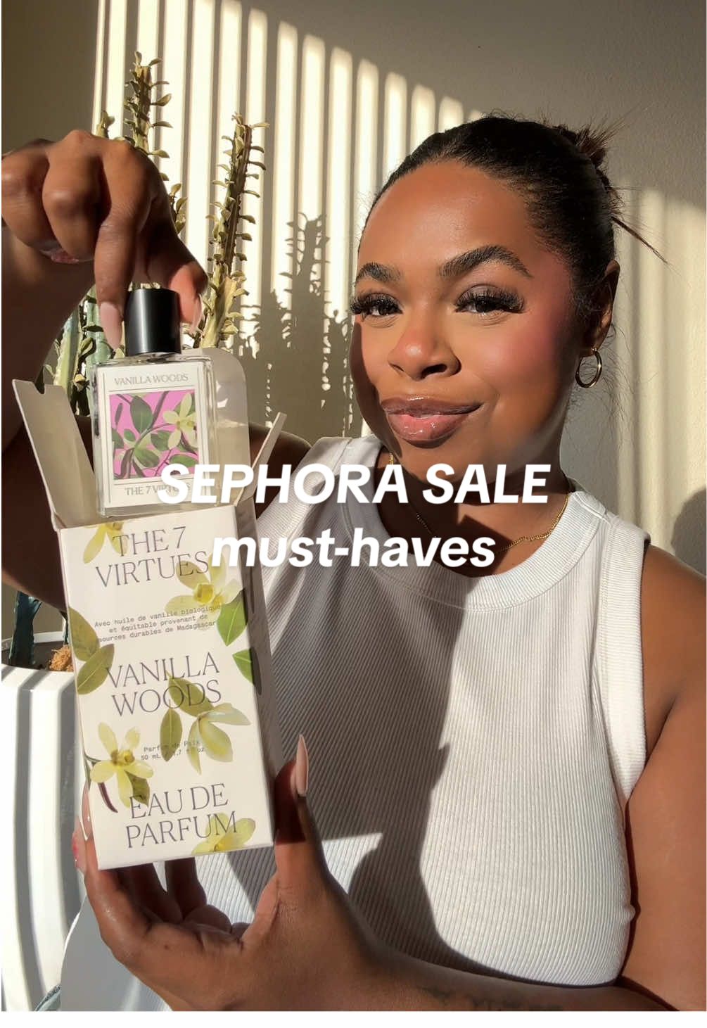 the @sephora @sephoracanada sale is here and my fave scents from @The 7 Virtues Perfume are 20% off with code: everything 💗 I hope you love! 🫶🏾✨ #sephorasale #sephorapicks #vanillaperfume 