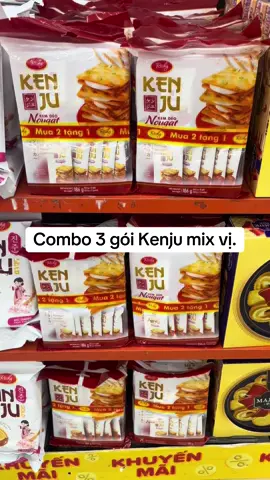 Combo 3 gói Kenju mix vị. #kenju #banhqui #kemdeo #viral #shophungvuong86 