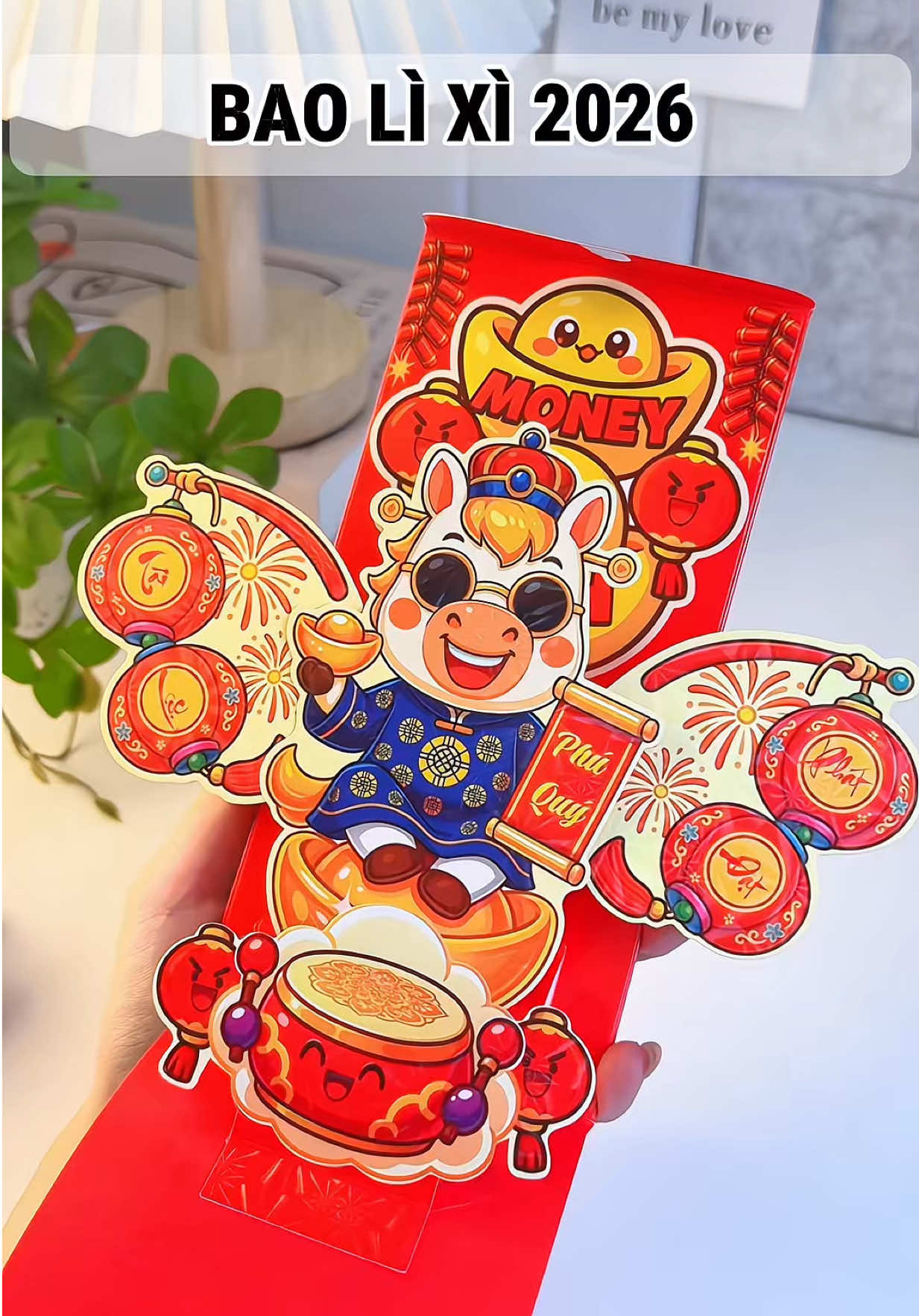 Bao lì xì 3D kiểu mới 2026 , chất liệu loại này đẹp dày dặn , ko dơ , đính chắc chắn , mua chuẩn loại này lì xì vừa sang vừa đẹp lại bền.  #baolixi #baolixitet2026 #baolixi3d #tet2026 