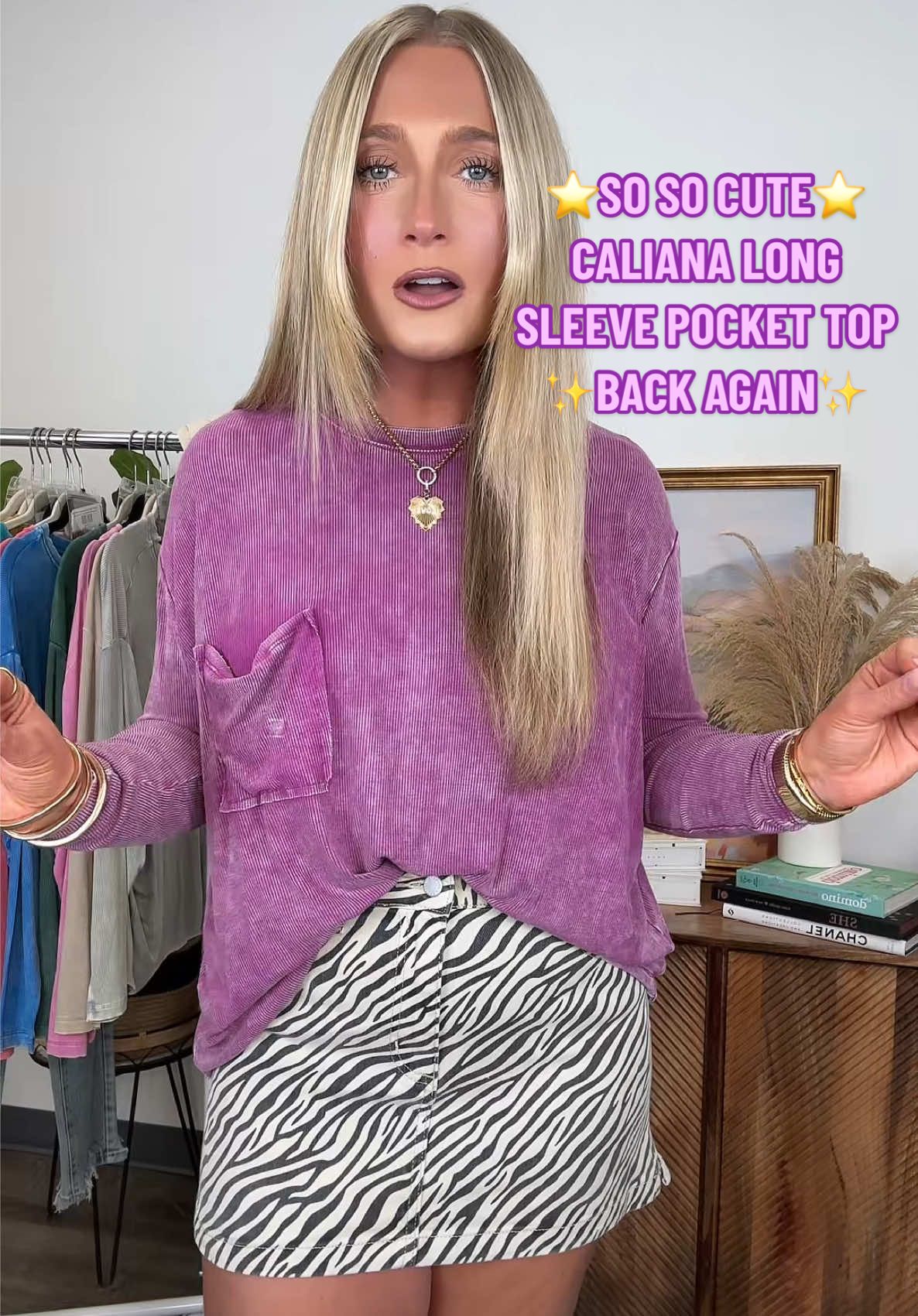 A must-have that nails comfy and cute 🩶 The Caliana Washed Dolman Sleeve Top has that effortless, relaxed vibe you’ll reach for on repeat — soft, stylish, and perfectly easy to wear. 🩶 Mineral washed finish for a lived-in look 🪡 Dolman sleeves with front pocket detail 💫 Relaxed fit for everyday comfort 🌈 Available in multiple fall-ready shades 💲 $28 #madisonandmallory #dolmantop #washedknit #fallfavorites #madisonmallorystyle        