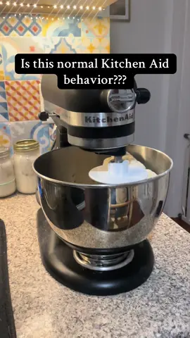 Is this normal for a kitchen aid ??? I really feel like it should be able to handle a single batch dough lol @KitchenAid #kitchenaid 