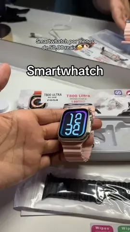 Smartwhatch top por menos de 50,00 reais! #achadinhos #smartwatch #tiktokshop 