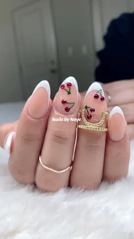 #nailsbynaye #uñasacrilicas💅 #uñasalmendradas #uñascerezas #uñascherry 