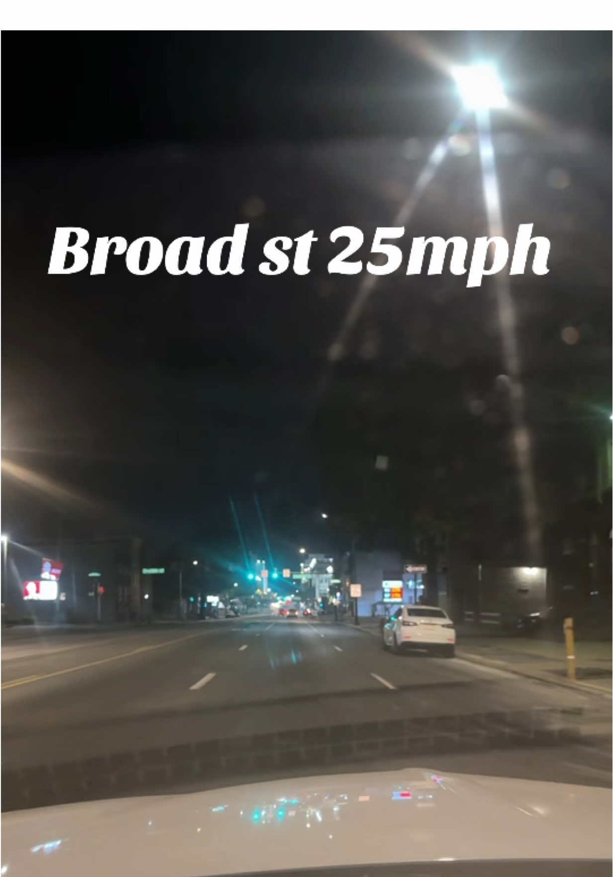 This new speed limit regulation on broad st has me going as fast as the song that’s playing! Yall better be careful, there are no more warnings. The fines will be issued depending on your speed! Good riddance broad st! #philly #traffic #fyp