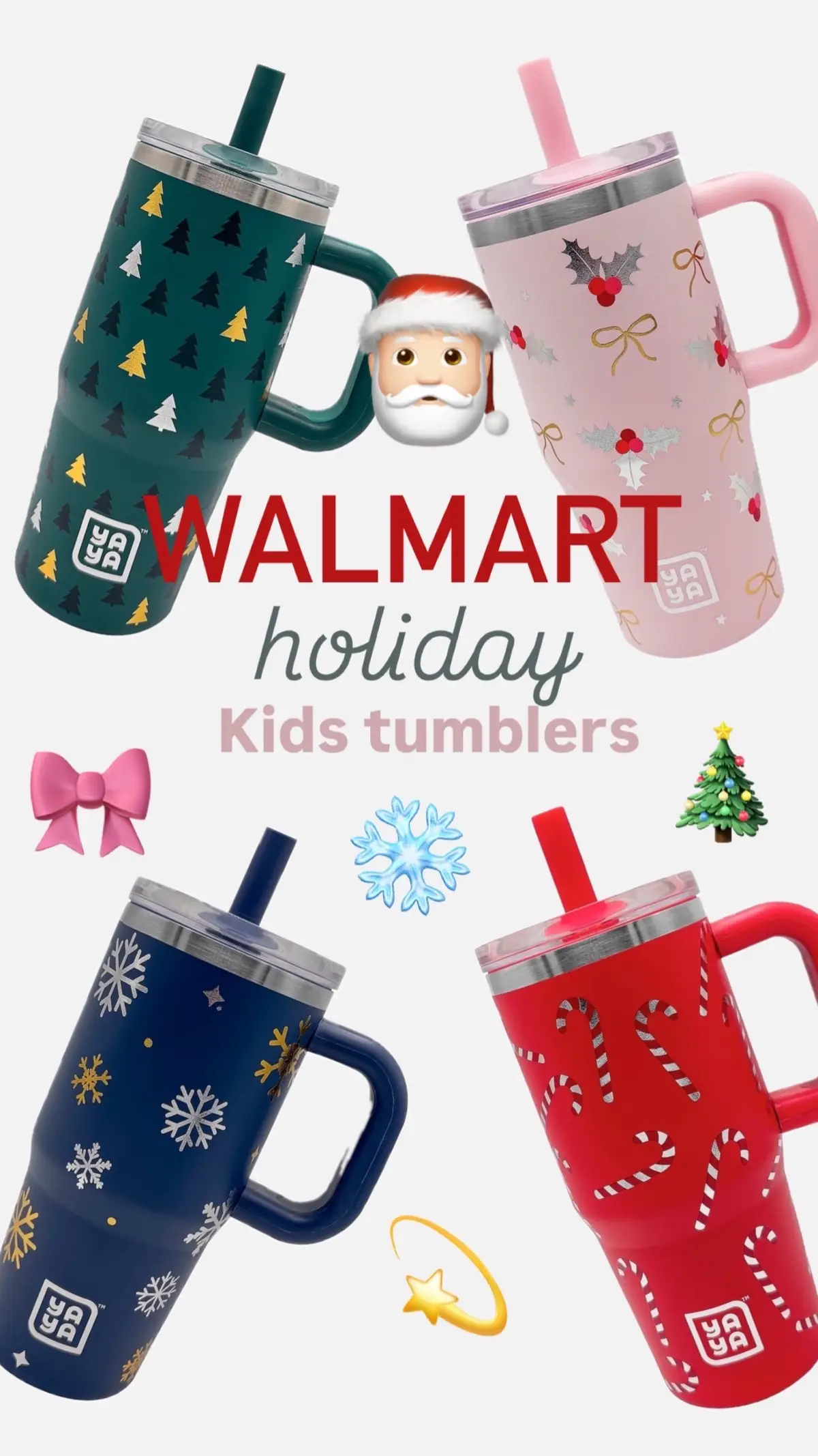 Leaving the link in the comments ♥️ #walmartfinds #kidstumbler #kidscups #christmas #christmastime 