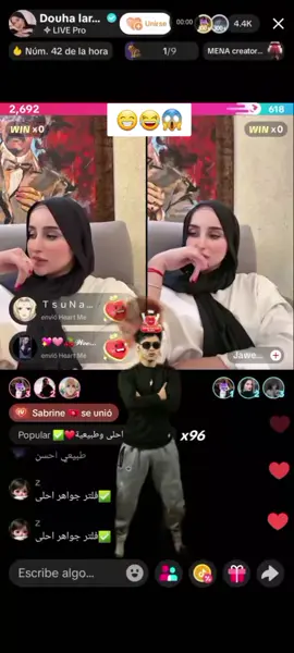 #la hermana gemela de douha 😂😱#cañita #douhalaribiii❤️ #tiktoklive #humortiktok 