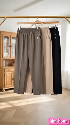 ống đứng babby cho chị em trung niên,chất vải poly co giãn mềm mât, mặc thoải mái dễ phối đồ #quanbaggynu #quantrungniennu #quanbaggy #quantrungnien  @shop đồ trung niên @shop đồ trung niên @shop đồ trung niên 