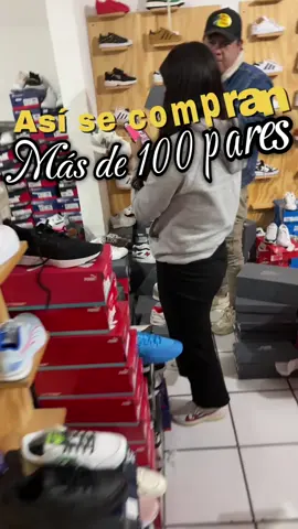 Así se compra 100 pares de tenis #mayoristas #sneakers #emprendedor #pallet 
