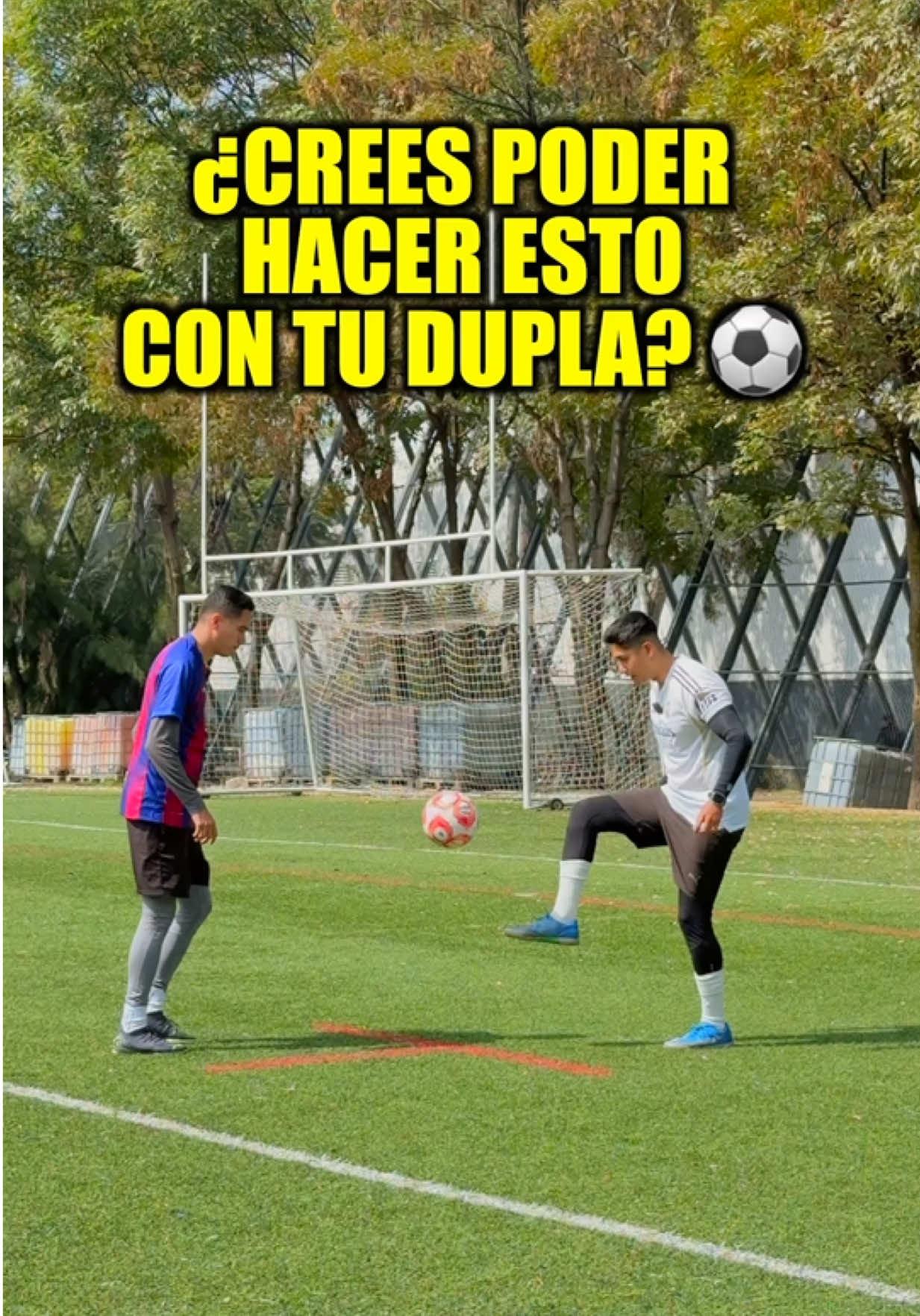 ¿Crees poder hacer esto con tu dupla? ⚽️🔥 #soccertiktok #TikTokDeportes #futbol #futbolmexicano #Soccer 