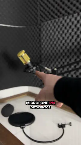 Microfone condensador Bm 800 #tiktoktshopblackfridaybr #tiktokblackfridaybr #miniiphone #promoçãoblackfriday  