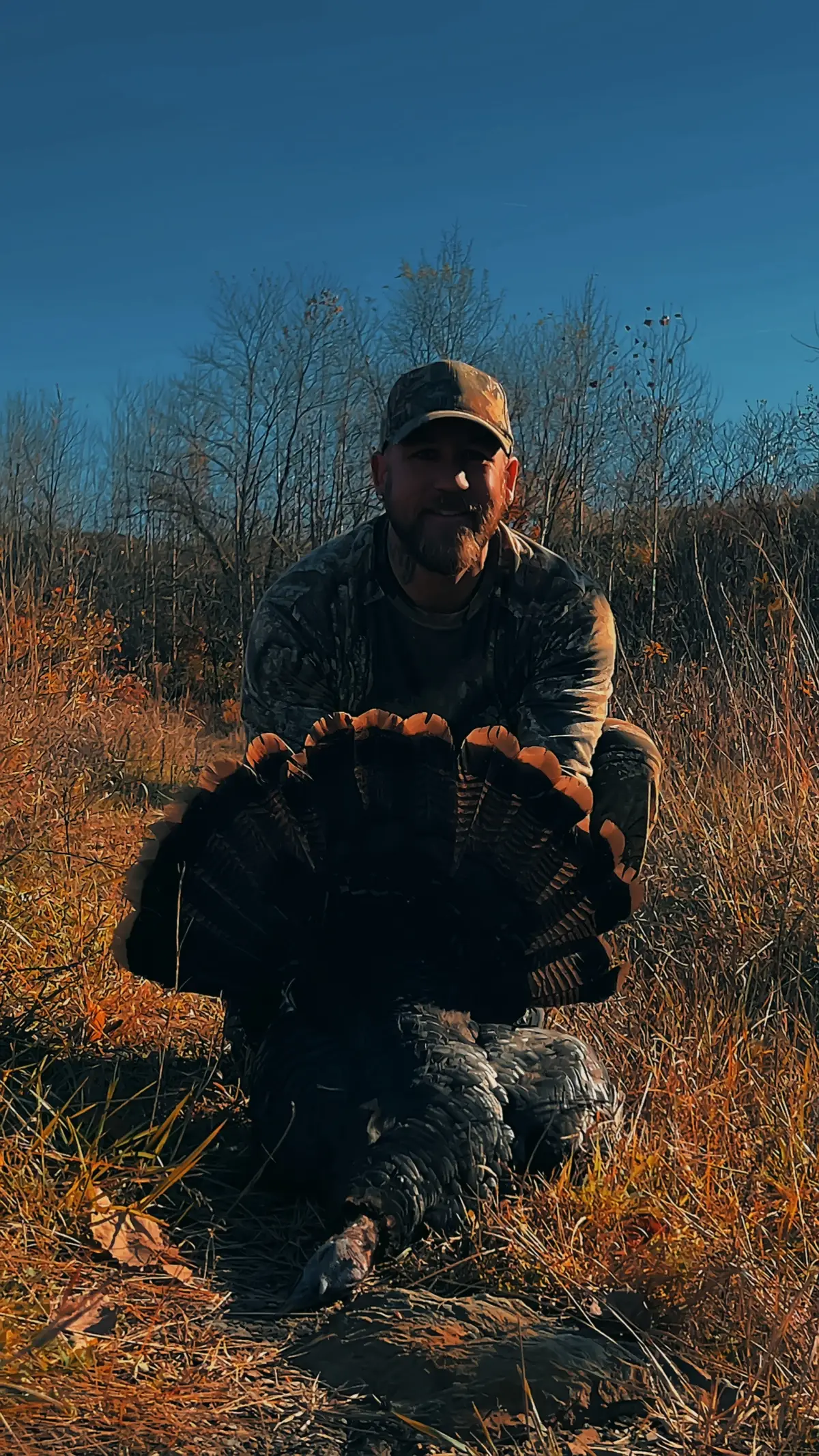 First day out turkey hunting and in the first hour BOOM ! Turkey down !! 💪🏼 #hunting #huntingtiktok #turkeyhunting #pennsylvania #outdoorsman  