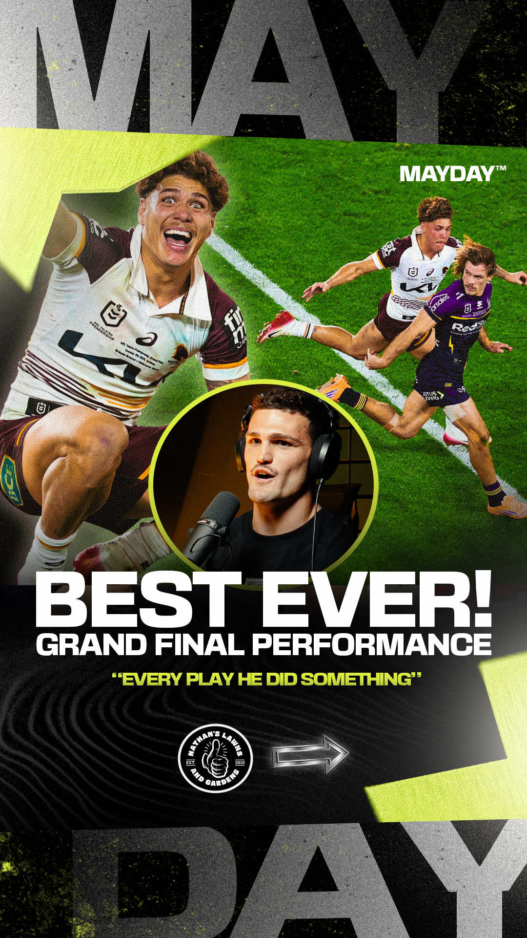 BEST EVER GRAND FINAL PERFORMANCE!?  — WHO DID IT BETTER WALSH OR CLEARY? — TERRELL MAY & NATHAN CLEARY GIVE FLOWERS TO REECE WALSH’S 10/10 2025 GF PERFORMANCE! 