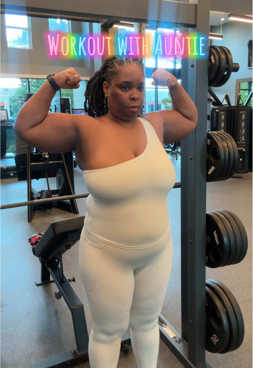 Workout With Auntie #pria #lifeofabusymom #fyp #workout #gym 