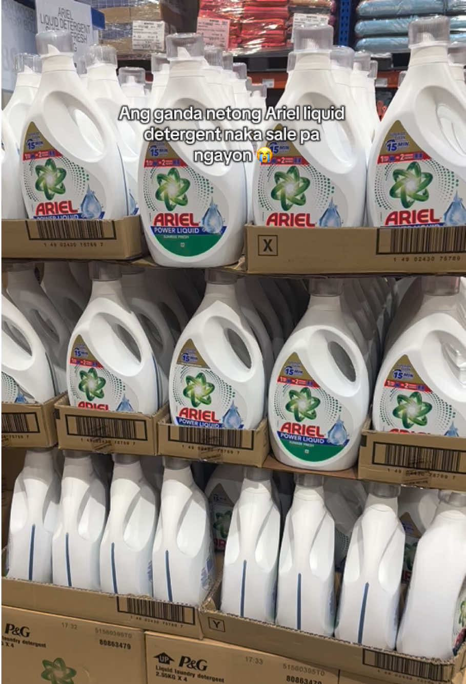 Ariel liquid detergent na gamit ko naka sale ngayon 😭😭 #ariel #liquiddetergent #laundry #clothes #moms 