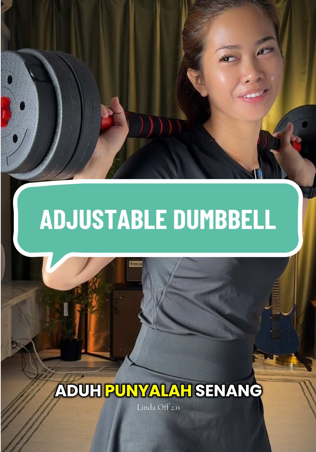 Replying to @iVy M. O. dumbbell yang adjustable sis. Anti karat anti scratch. #adjustabledumbbells 